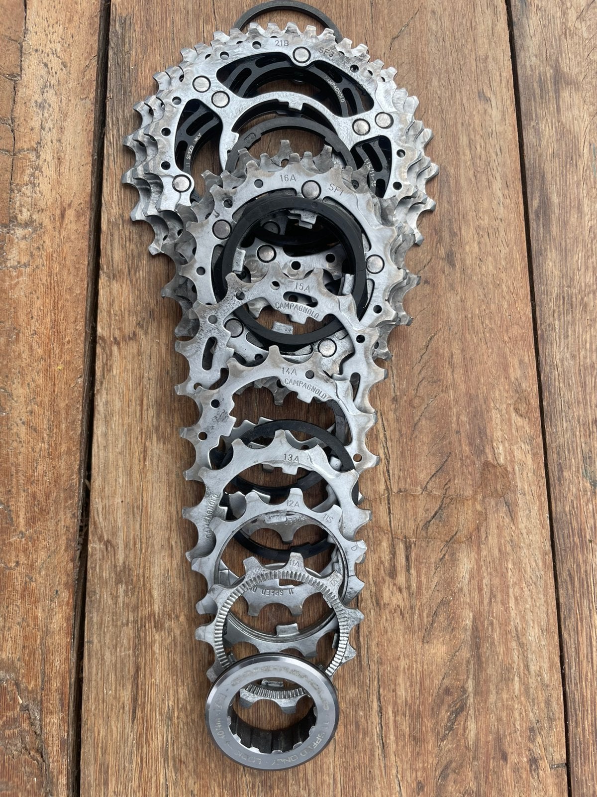 Campagnolo cassette + 2 body’s, Ophalen of Verzenden, Gebruikt, Racefiets