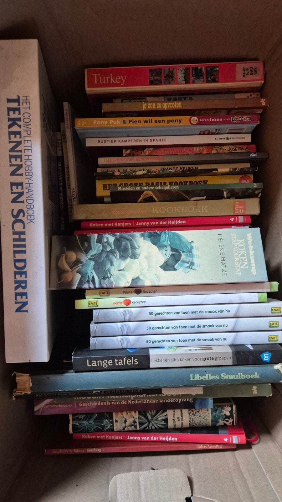 Gratis boeken — groot, klein, van alles wat, Ophalen, Gelezen
