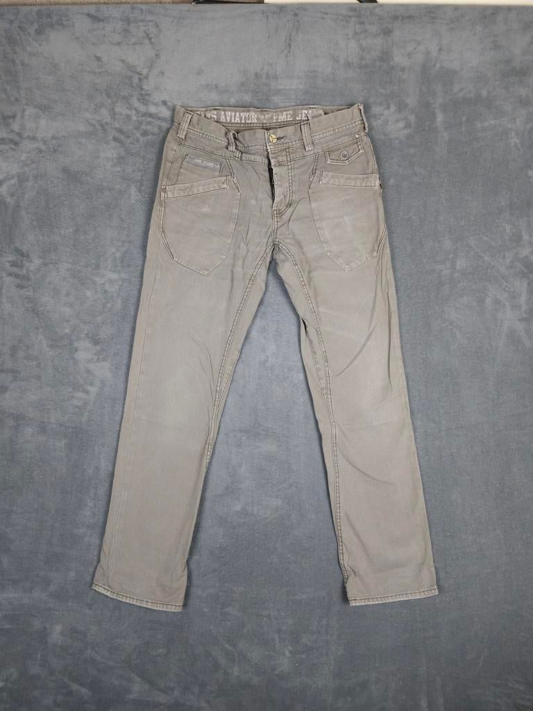 Pme Legend Broek Aviator W34 L34 Grijs Pall Mall Straight., ., Ophalen of Verzenden, Zo goed als nieuw, .