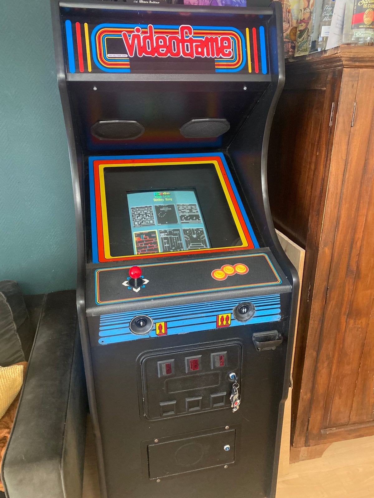Vintage Arcade Kast - Jaren '80 Games - Belgisch Pretpark, Ophalen, Overige merken, Gebruikt