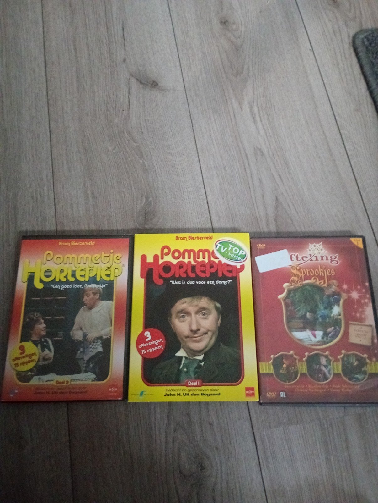 Pommetje Horlepiep DVD's en Efteling Sprookjes DVD, Ophalen