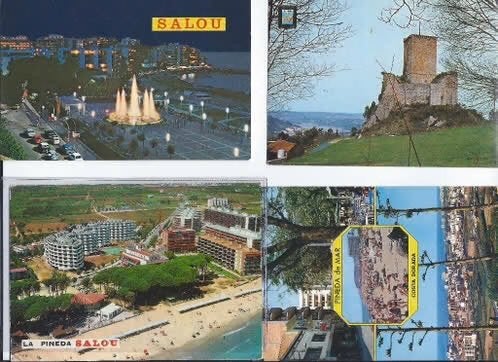 24 Ansichtkaarten van Spanje-Salou-Torremolinos- etc., Verzamelen, Ansichtkaarten | Buitenland, Gelopen, Spanje, 1960 tot 1980