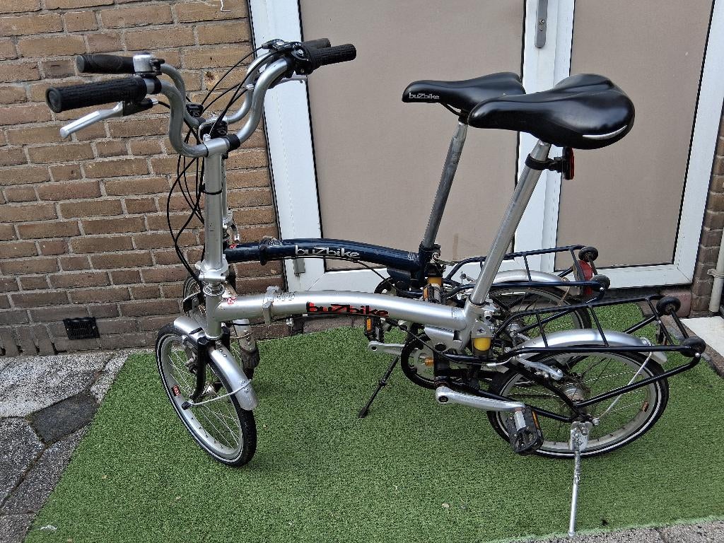 2 Buzbike Vouwfietsen, Fietsen en Brommers, Fietsen | Vouwfietsen, Gebruikt, Velgrem, 16 tot 18 inch, Versnellingen