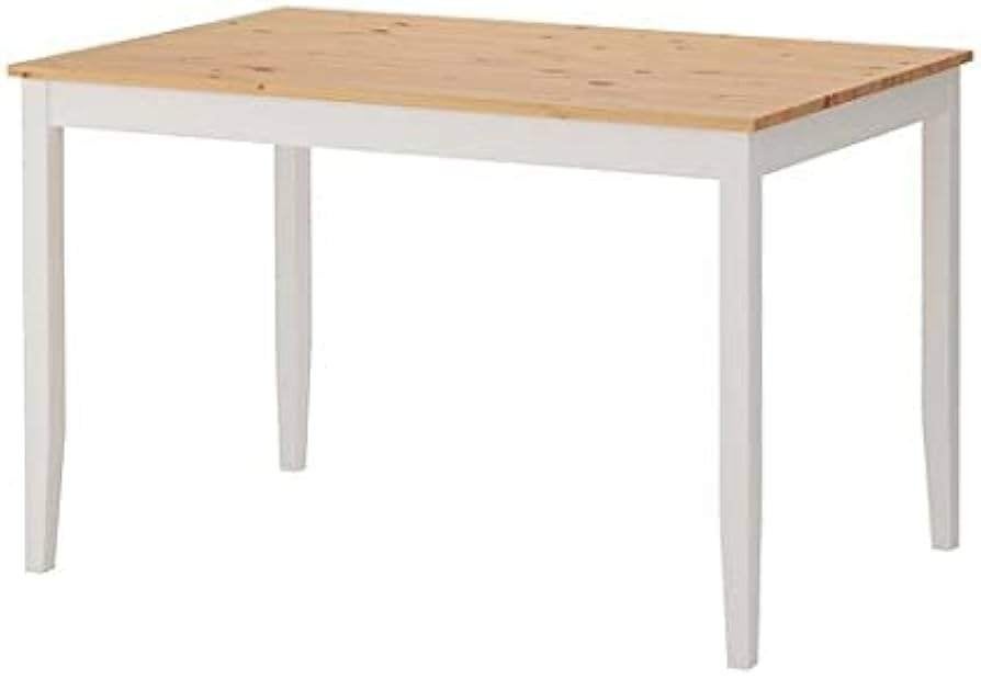 IKEA LERHAMN eettafel | 118 x 74 cm, Huis en Inrichting, Tafels | Eettafels, Ophalen, Gebruikt, 100 tot 150 cm, 50 tot 100 cm