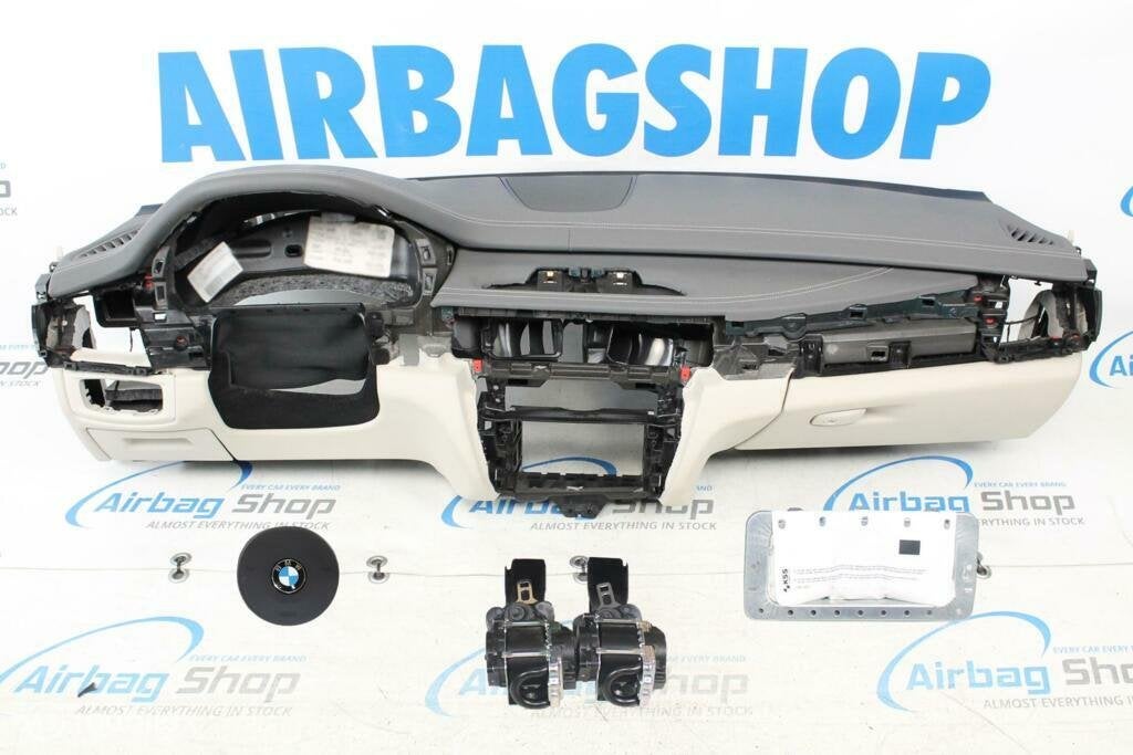 Airbag set Dashboard M grijs/wit HUD wit stiksels BMW X6 F16, Auto-onderdelen, Gebruikt, Ophalen of Verzenden