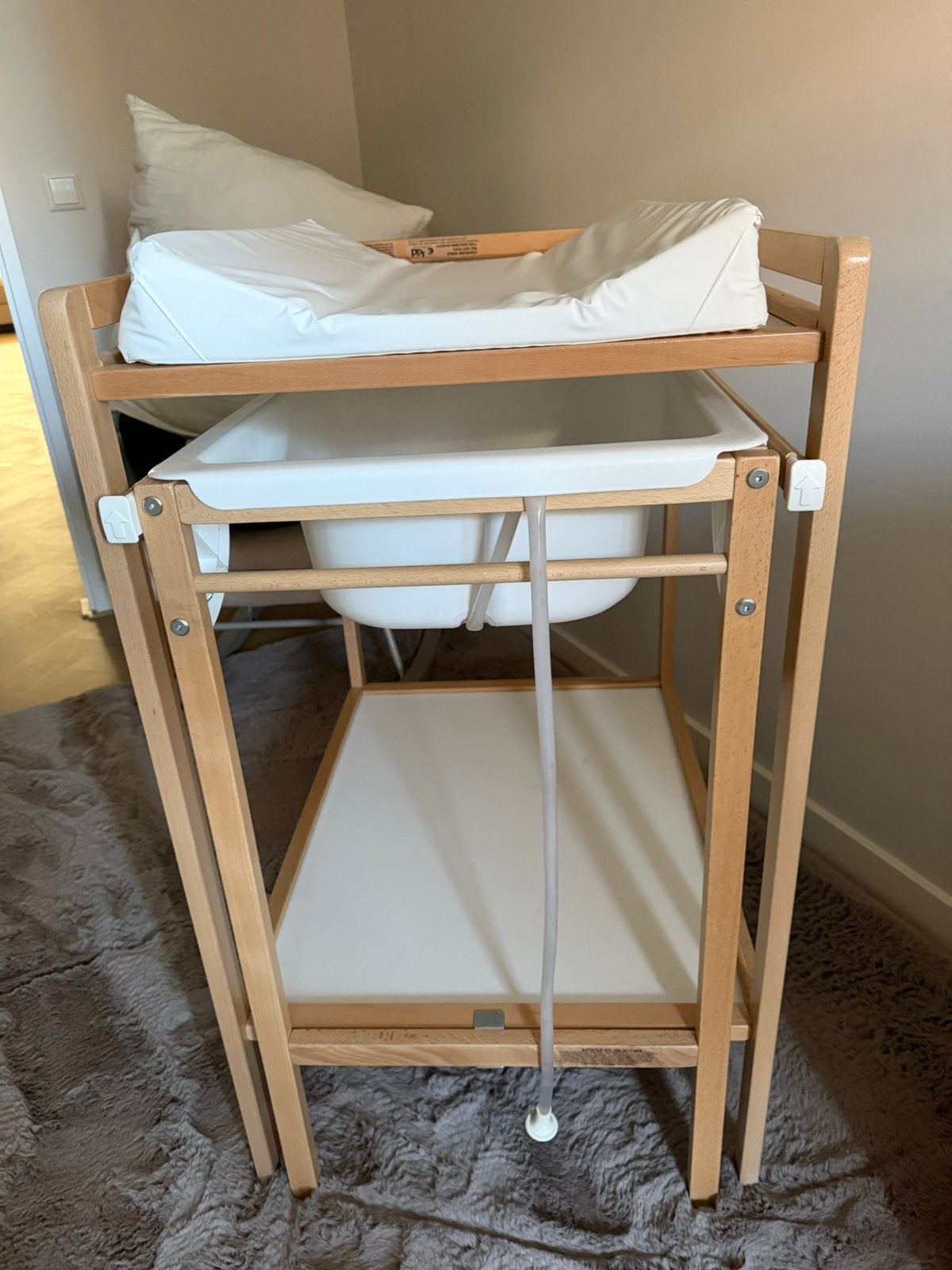 Baby bad/commode, Kinderen en Baby's, Kinderkamer | Commodes en Kasten, Ophalen, 50 tot 70 cm, 90 tot 105 cm, 100 cm of meer