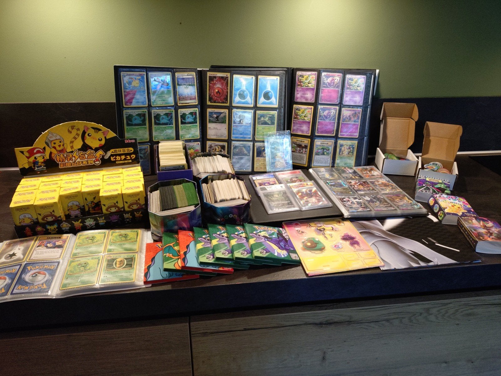 enorme pokemon verzameling, Hobby en Vrije tijd, Ophalen of Verzenden, Meerdere kaarten