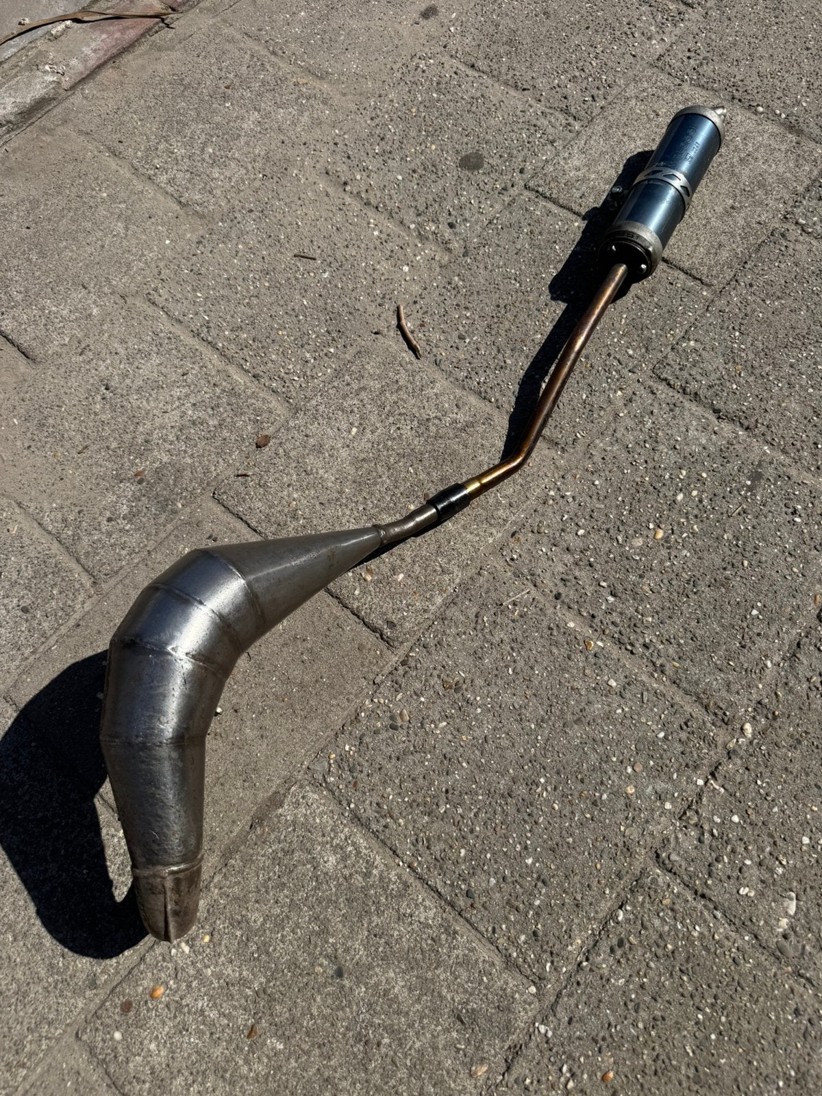 Malossi 50/70 cc uitlaat Derbi senda linksom, Ophalen of Verzenden, Uitlaat