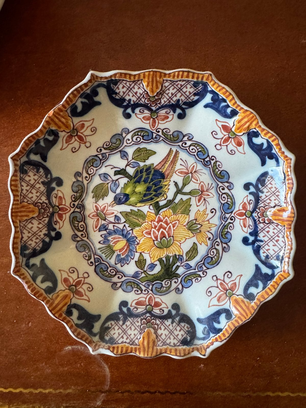 Makkum wandbord 1805-1955 Houthandel, Ophalen