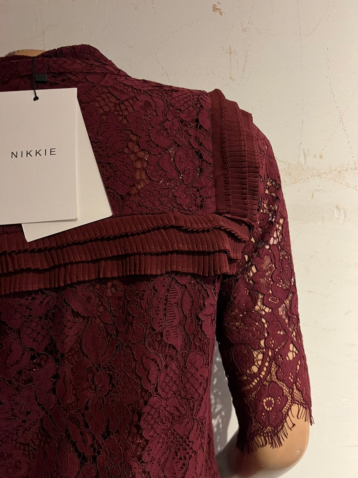 NIKKIE blouse van kant maat 38 nieuw met kaartjes, Maat 38/40 (M), G, G, T