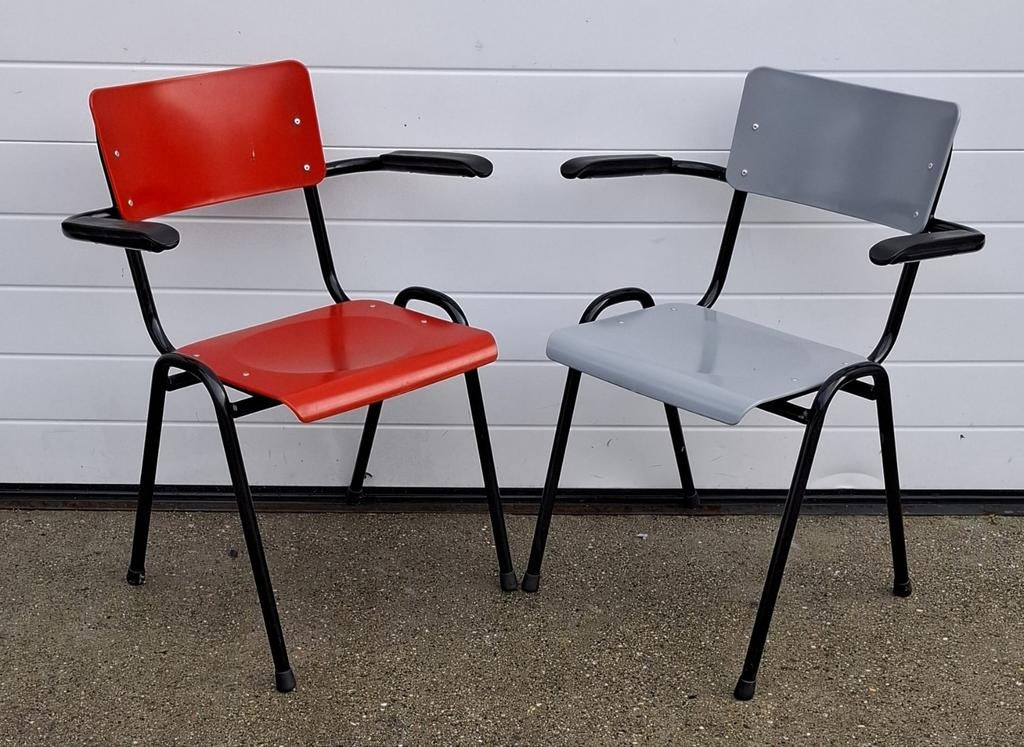 27 x schoolstoelen kantine vergaderstoelen stoelen horeca, Ophalen of Verzenden, Zo goed als nieuw, Kunststof, Vijf, Zes of meer stoelen