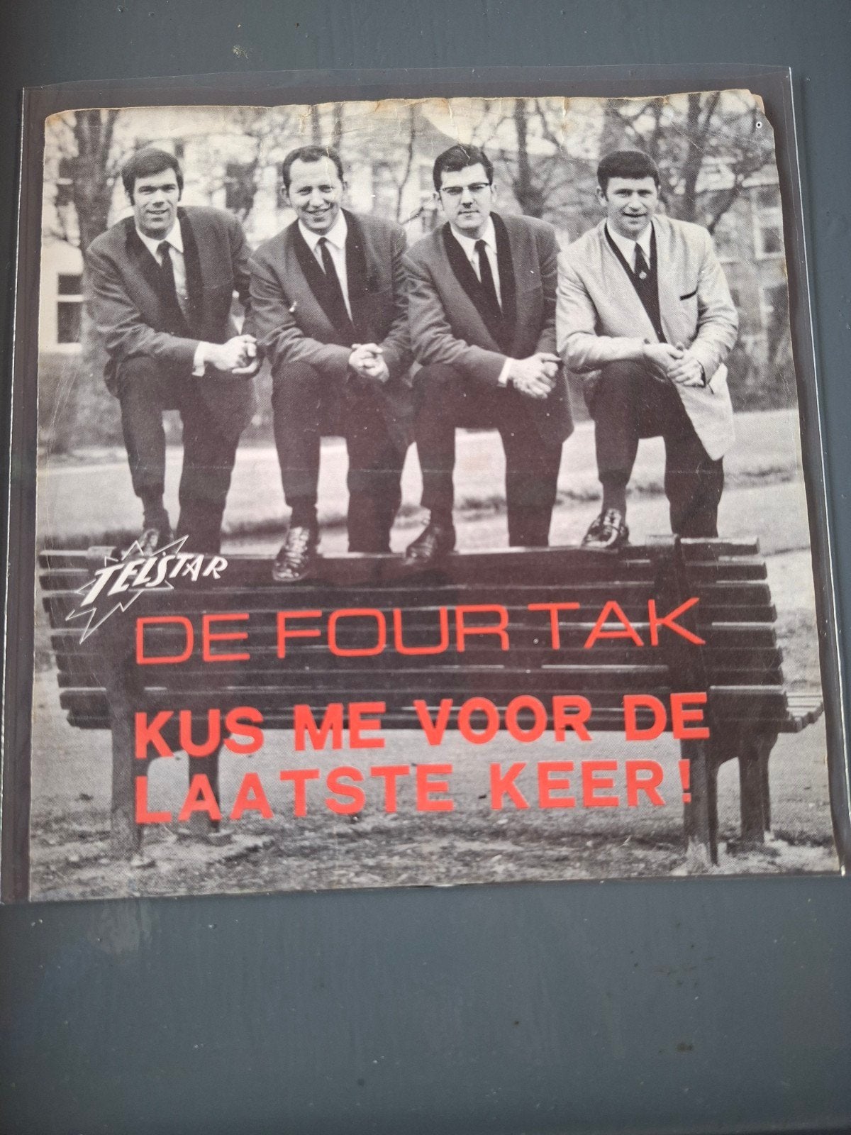 de four tak - kus me voor de laatste keer, Cd's en Dvd's, Vinyl Singles, Verzenden, Zo goed als nieuw, Nederlandstalig