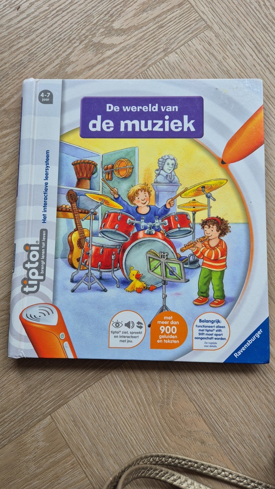 Tiptoi: De wereld van de muziek (4-7 jaar), Ophalen of Verzenden, Zo goed als nieuw, Algemeen, Ravensburger