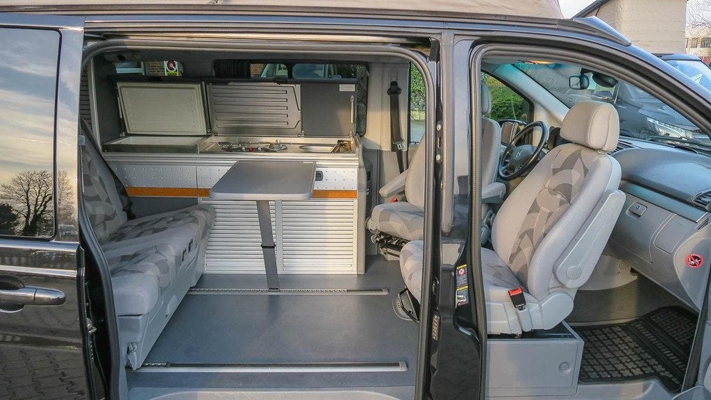 Mercedes-Benz Viano Westfalia Marco Polo 6-zitter, Automaat, Buscamper of Camperbus, Mercedes-Benz, Bedrijf