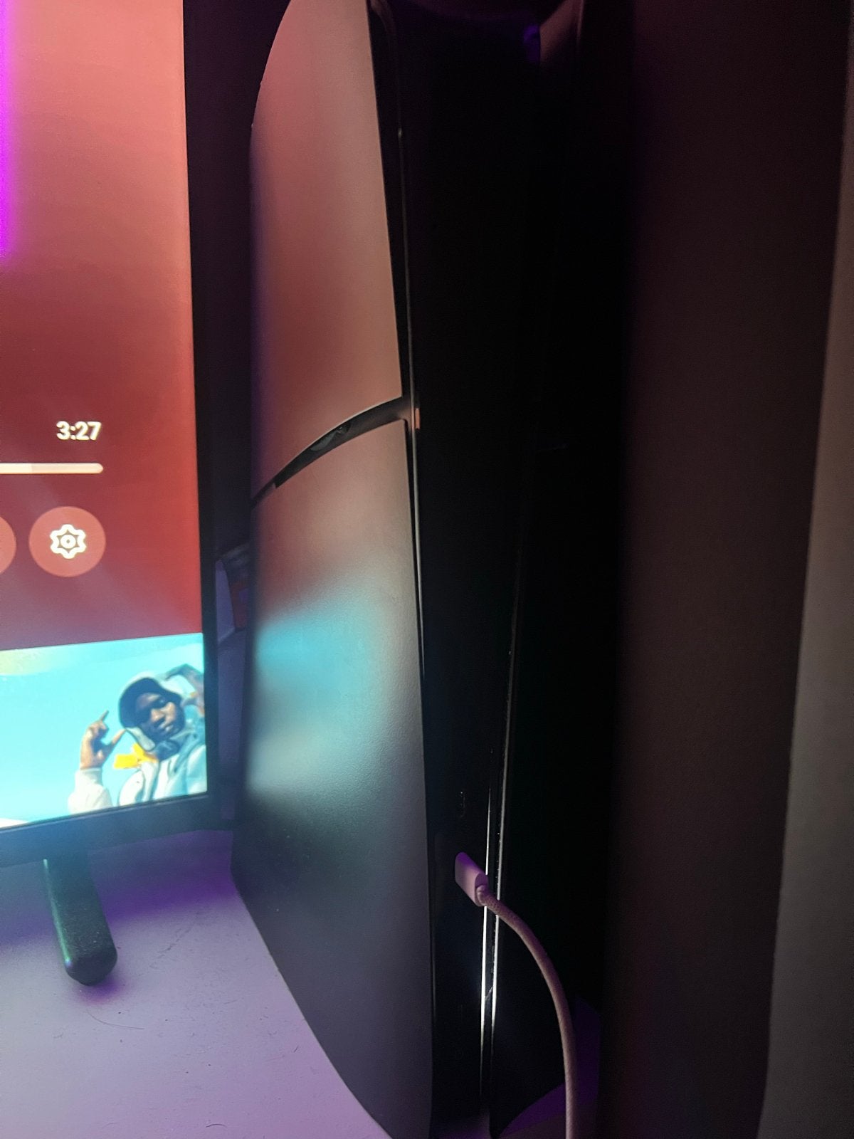Playstation 5 Slim Disc 1TB met 1 Controller en Zwarte Kappe, Spelcomputers en Games, Ophalen of Verzenden, Zo goed als nieuw