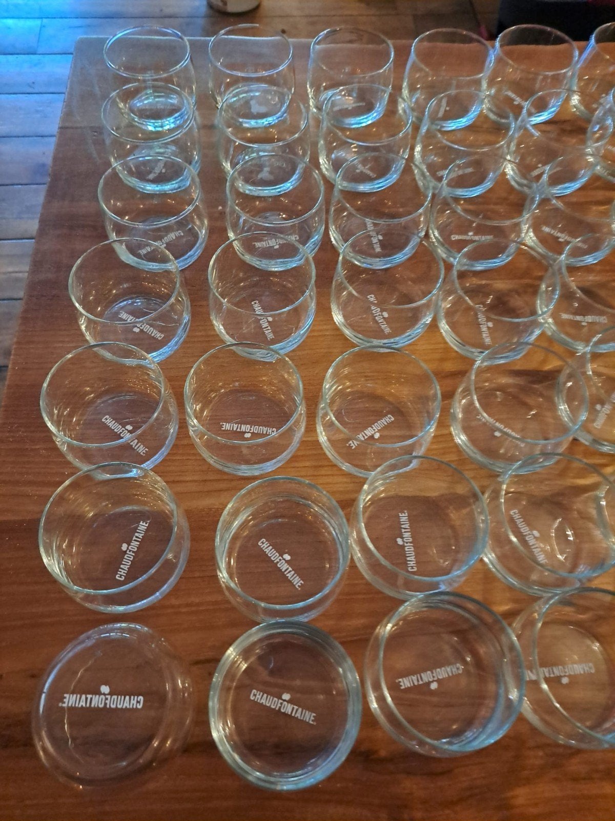 Choufountaine waterglazen 77, Ophalen, Gebruikt, Glas, Overige merken