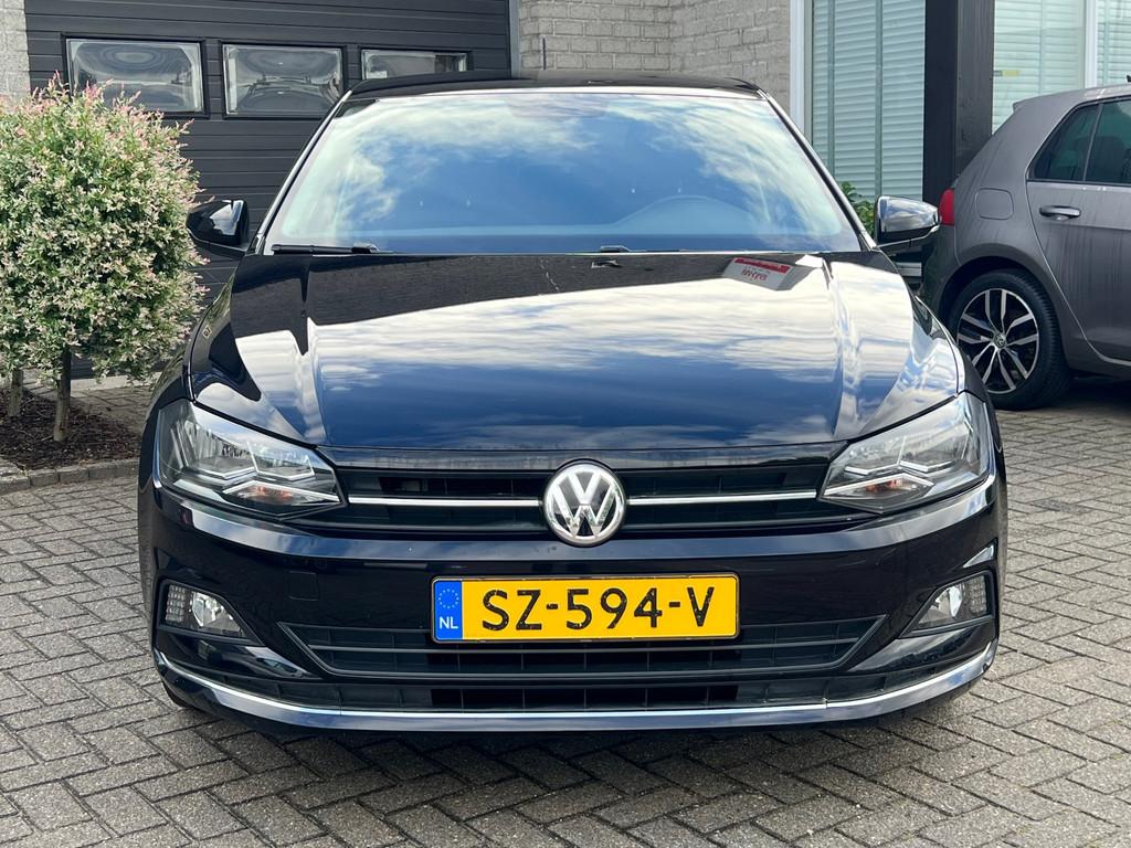 Volkswagen Polo 1.0 TSI Highline *Apple carplay*LM velgen*, Voorwielaandrijving, Stof, Euro 6, Zwart