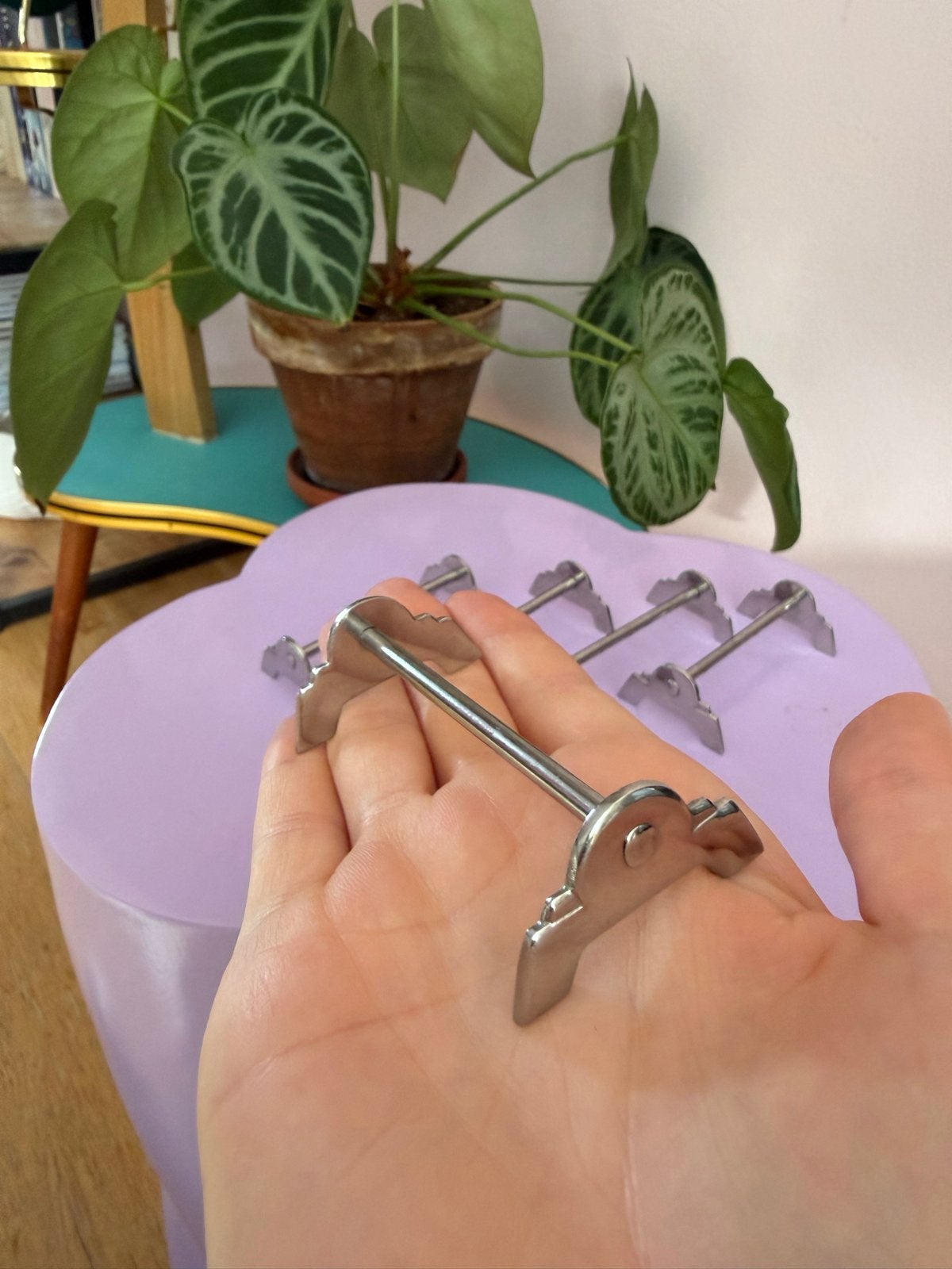 Set van 5 Gero Zilmeta messenleggers, Antiek en Kunst, Ophalen of Verzenden