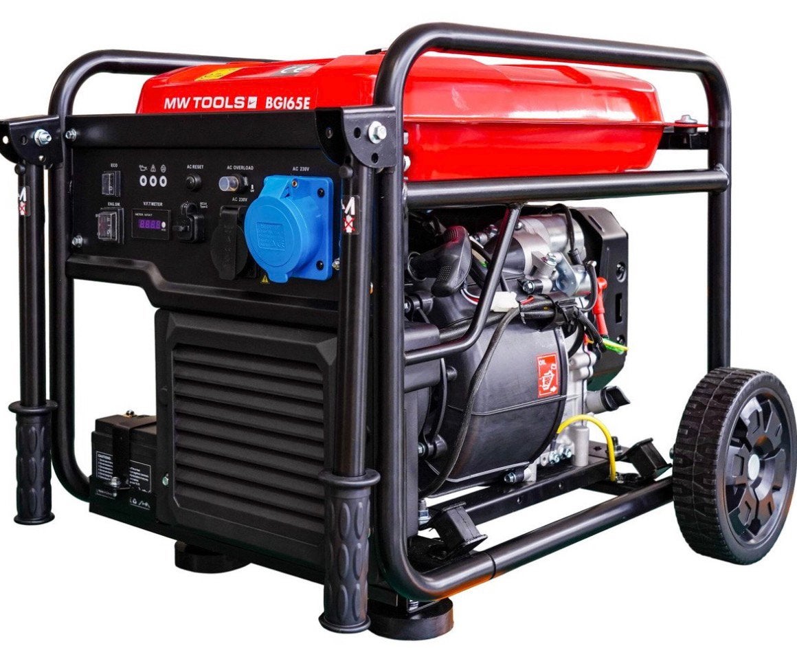 Benzine inverter generator 6,5 kW 230 V met elektrische star, Ophalen, Nieuw