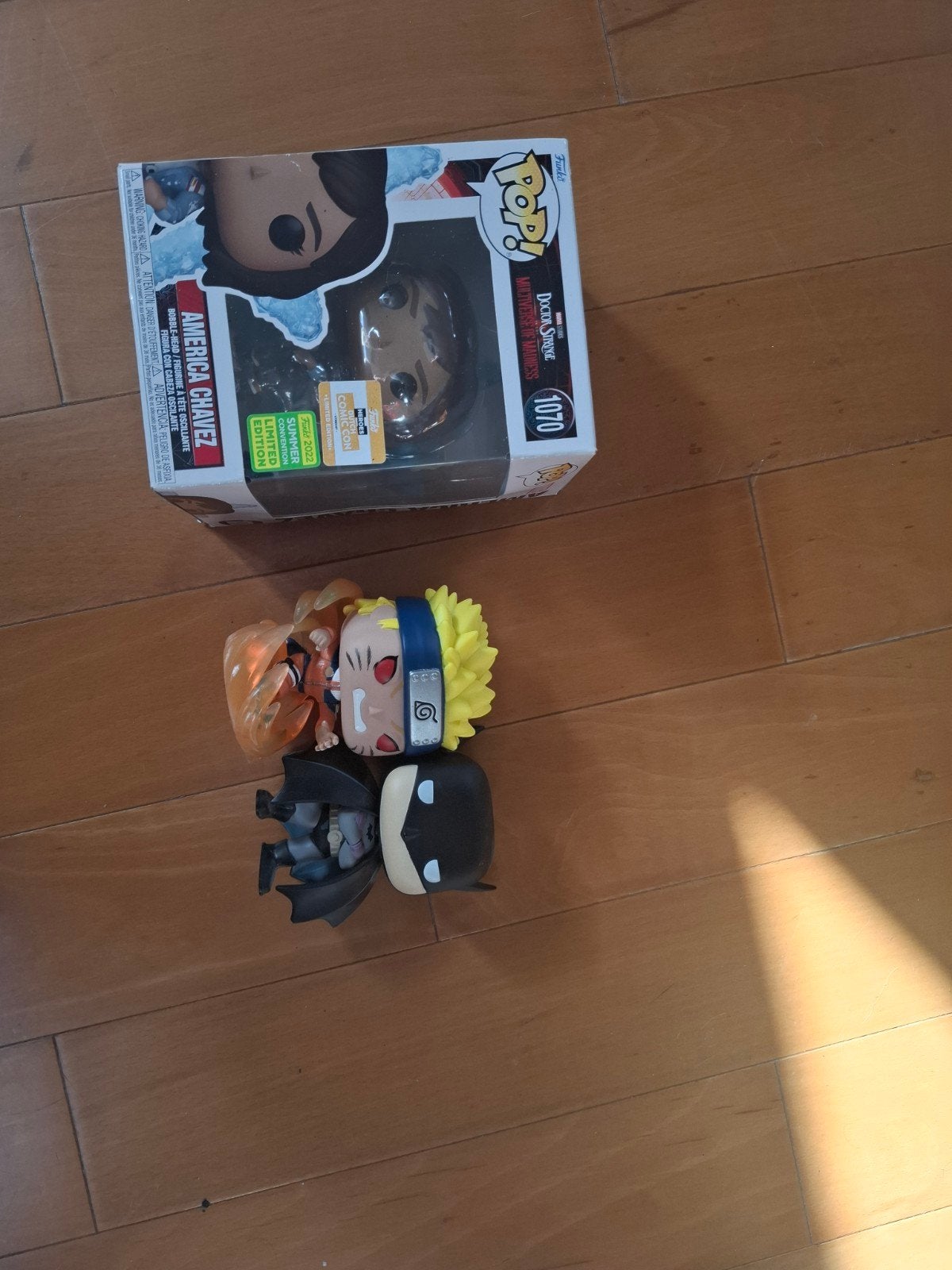 Funko Pop! America Chavez, Naruto en Batman figuren, Ophalen of Verzenden, Zo goed als nieuw