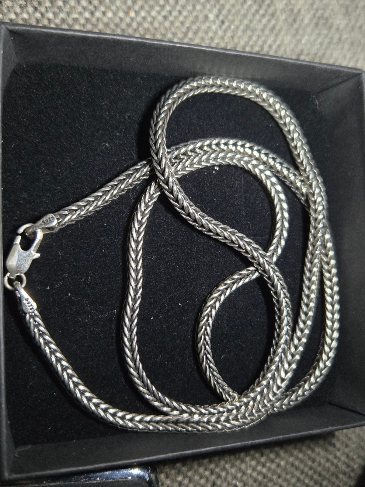 budha style ketting, Verzenden, Zo goed als nieuw, Zilver, Zilver
