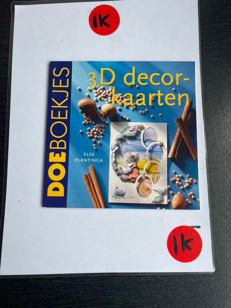 3D decor-kaarten Doeboekjes Else Plantinga, Ophalen of Verzenden, Zo goed als nieuw