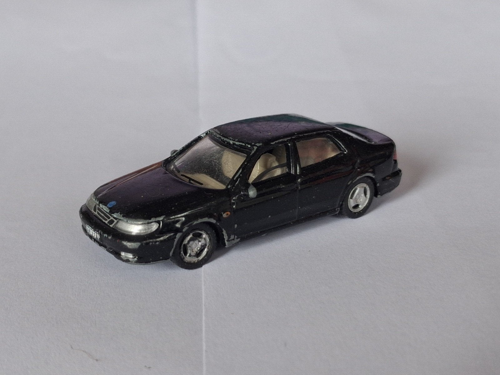 Saab 9-5 modelauto - Zwart, Ophalen of Verzenden, Gebruikt, Auto