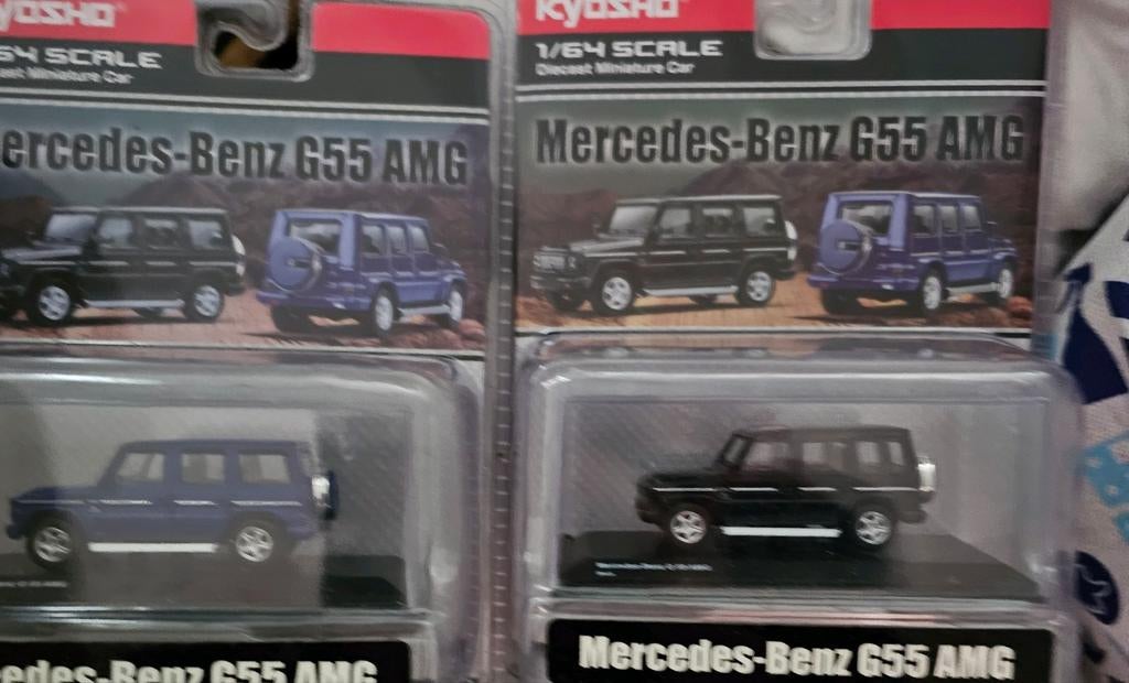 Kyosho Mercedes-Benz G55 AMG schaalmodel (blauw/zwart), Nieuw, Ophalen of Verzenden, Kyosho, Niet gespecificeerd