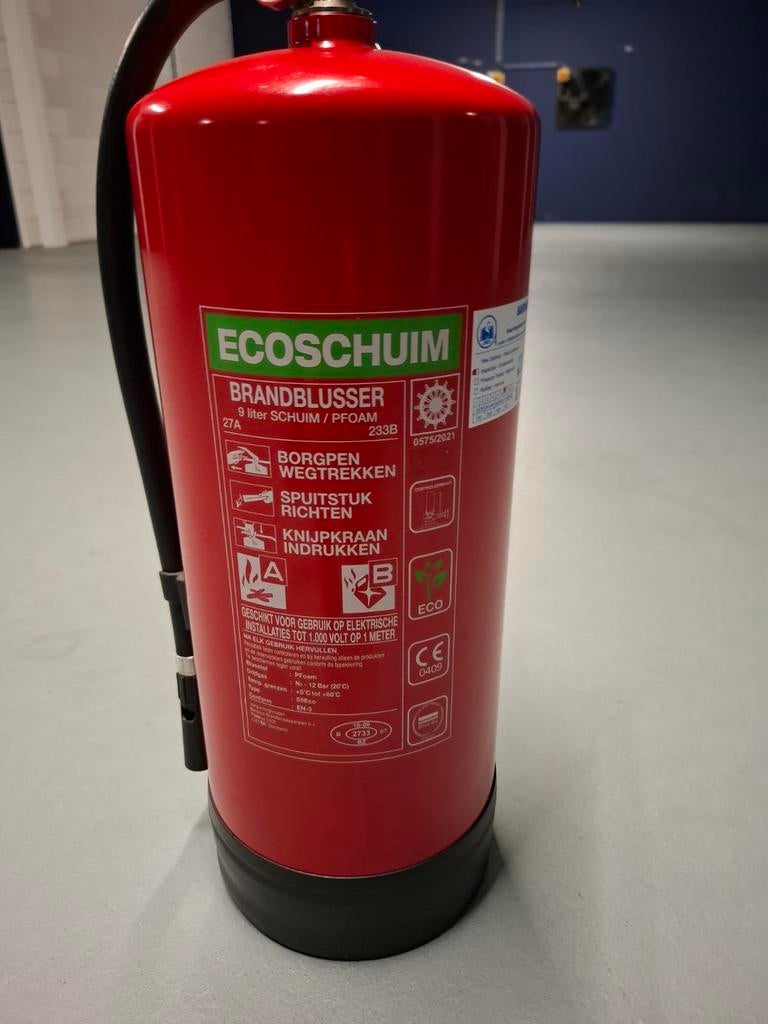 ECOSCHUIM Brandblusser 9 liter Schuim/PFOAM, Ophalen, Gebruikt, Brandblusser