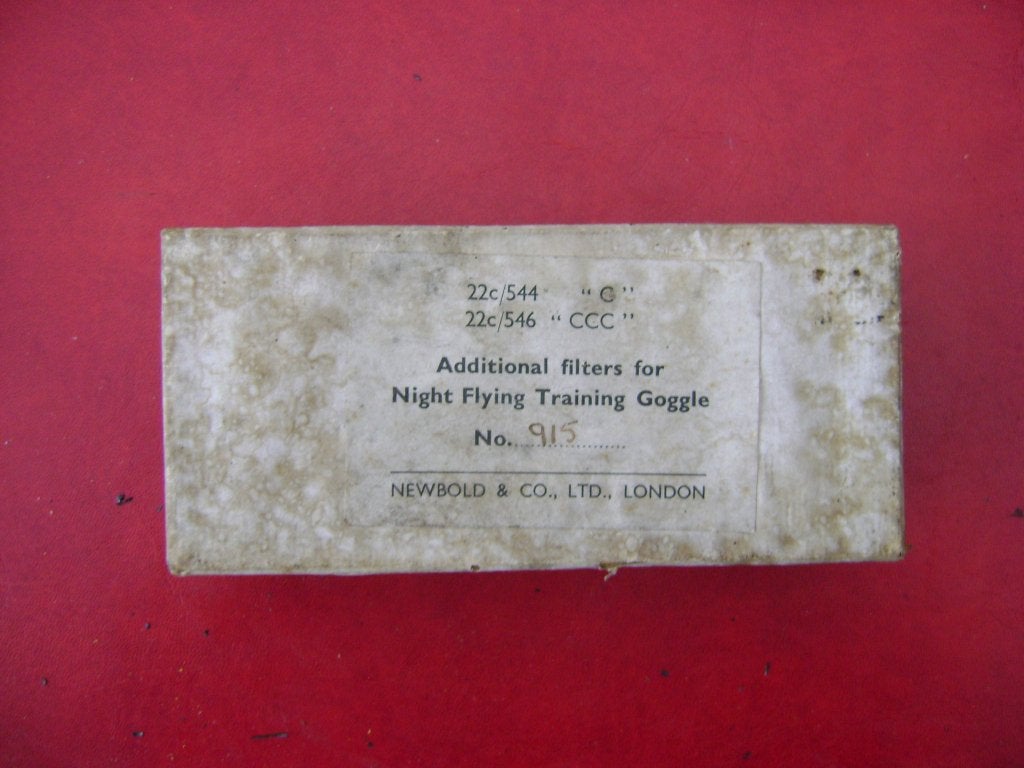 RAF additional filters for night flying training goggle. (1), Ophalen of Verzenden, Luchtmacht, Engeland, Overige typen