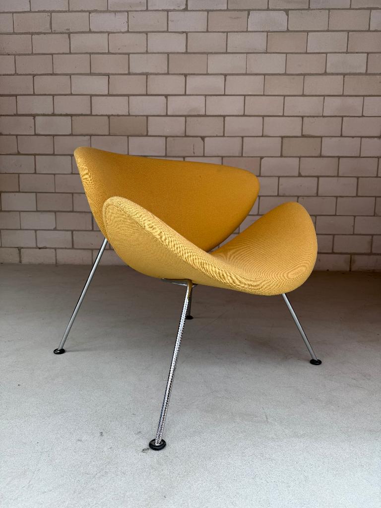 Artifort Orange Slice (geel), Ophalen, Gebruikt, Vintage, 75 tot 100 cm