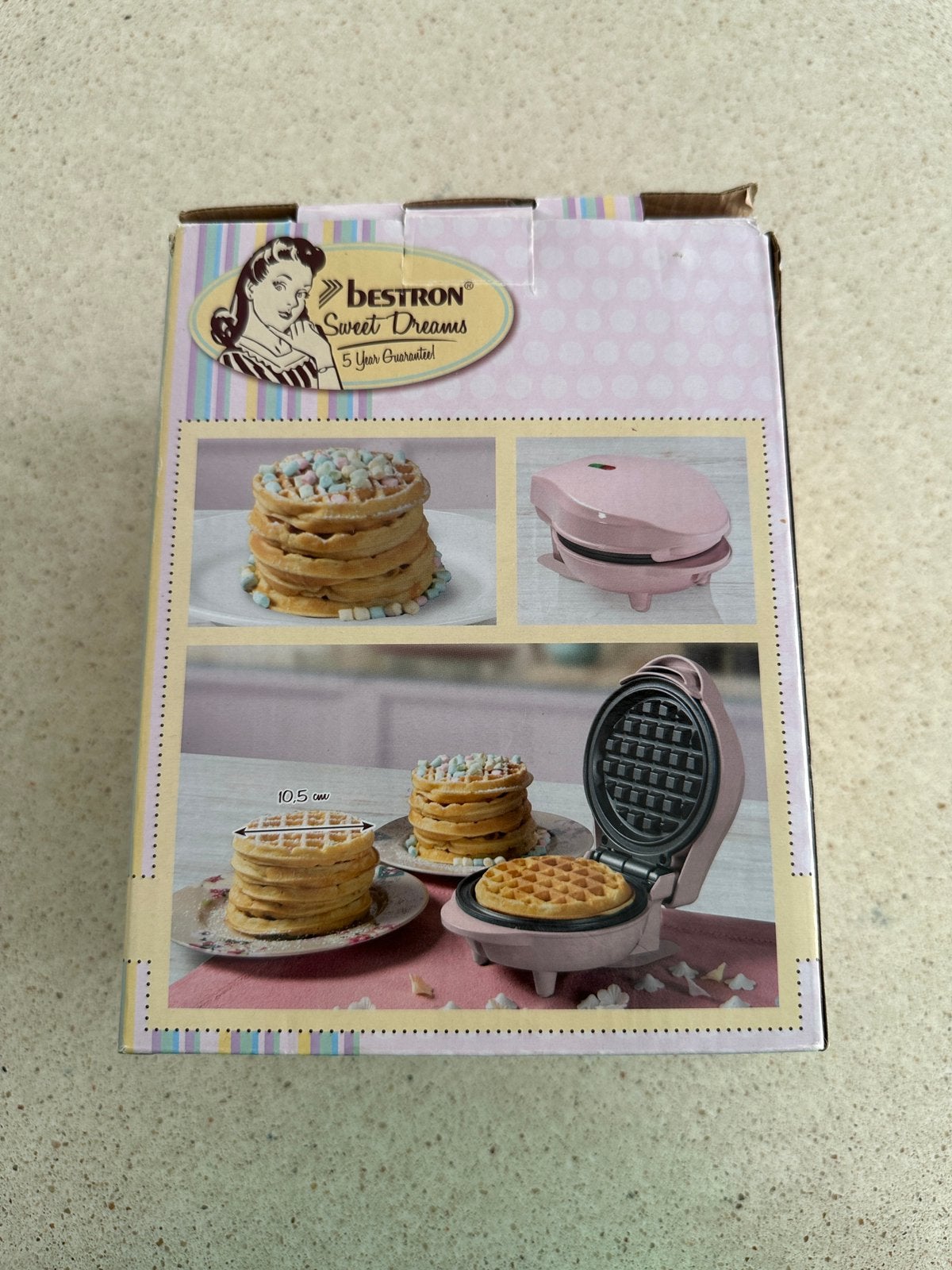Bestron waffle maker new, Ophalen, Nieuw, Cupcakes, Bakvorm