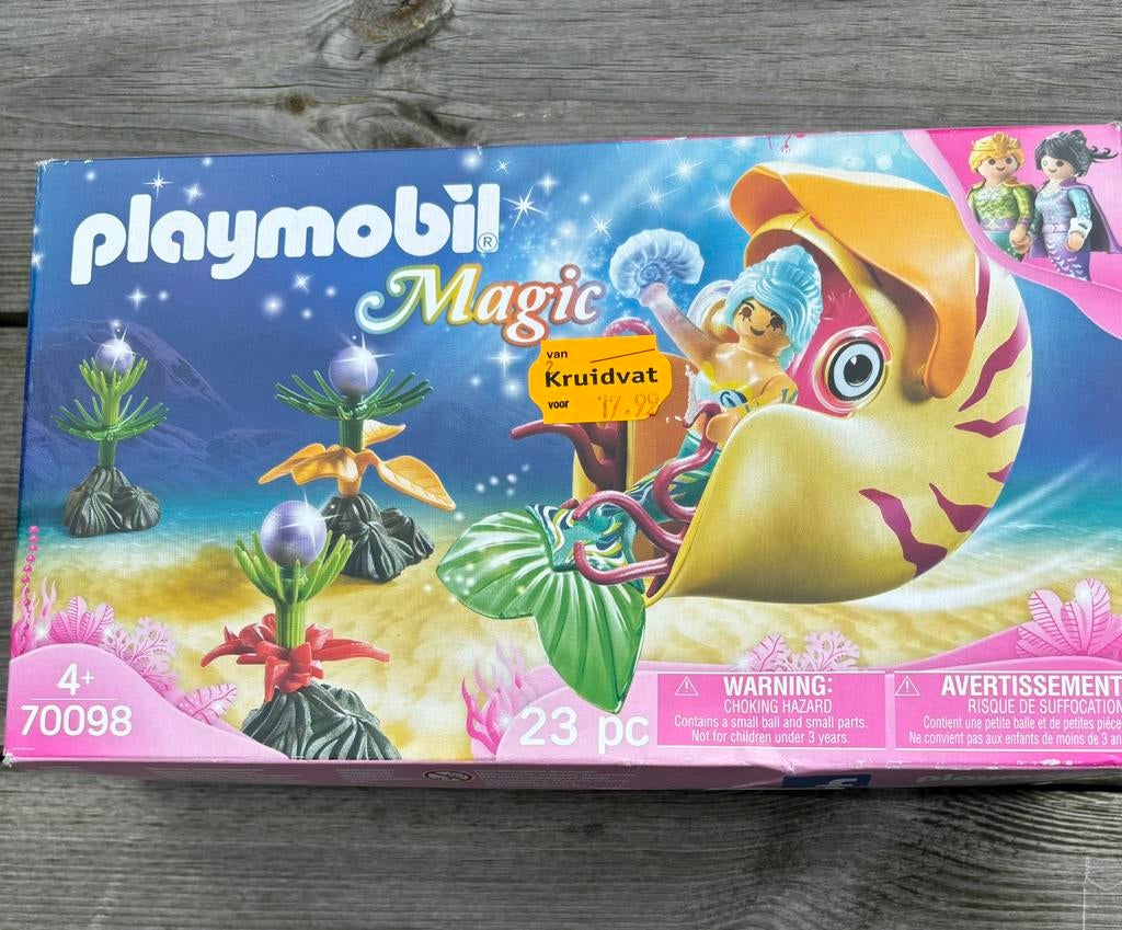 Playmobil magic 70098 zeemeermin met zeeslakkengondel ,new, Verzenden