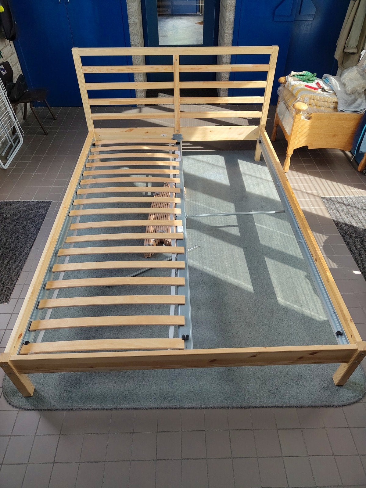 Tarva bedframe blank grenen 140x200 IKEA, incl. latenbodem, Huis en Inrichting, Slaapkamer | Bedden, Ophalen, Tweepersoons, 140 cm
