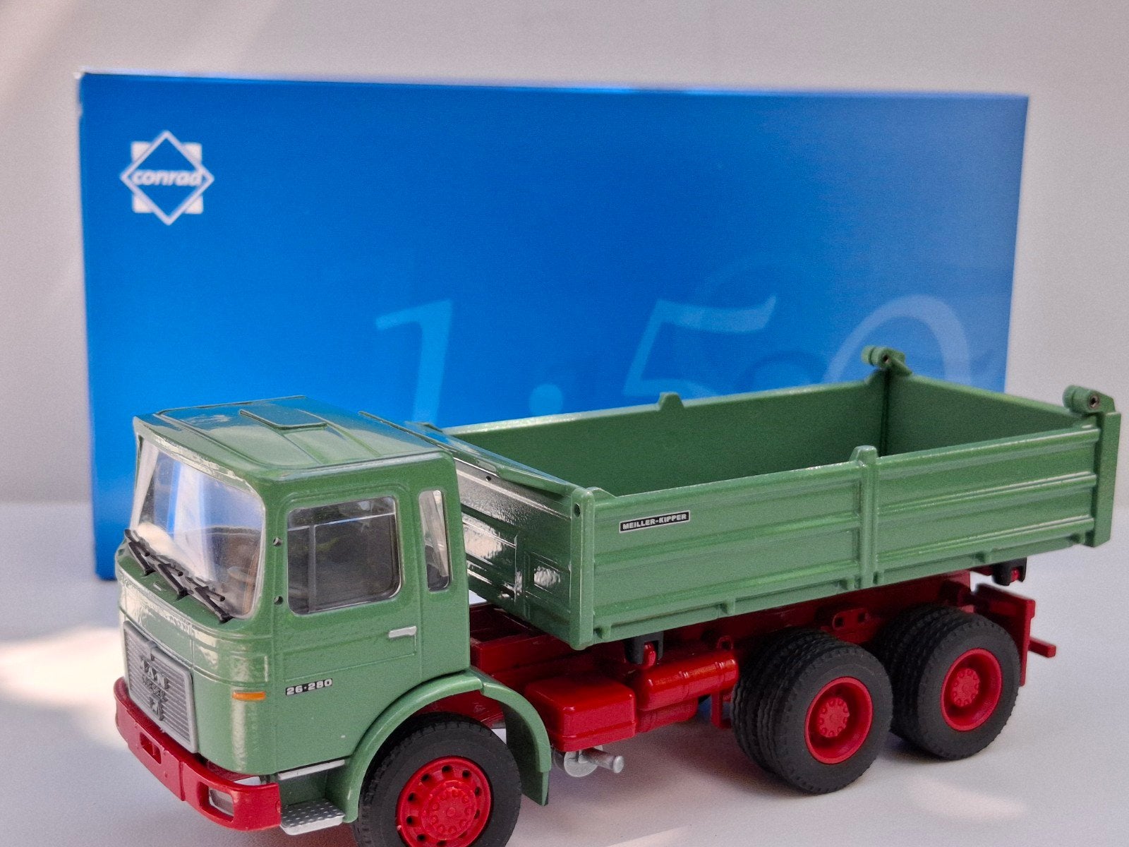 MAN F8 DREISEITENKIPPER 1:50, Ophalen of Verzenden, Nieuw, Tractor of Landbouw, Overige merken