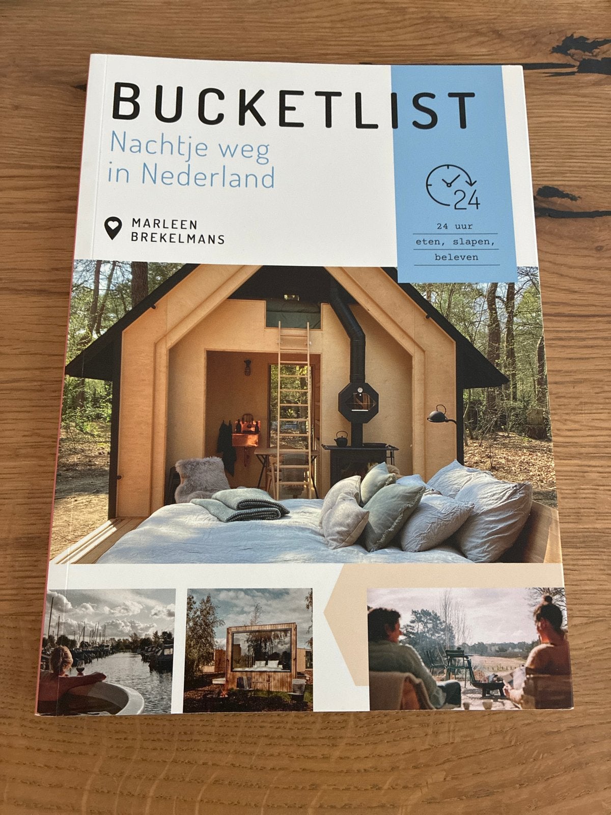 Bucketlist Nachtje weg in Nederland - Marleen Brekelmans, Overige merken, Nieuw, Ophalen of Verzenden, Reisgids of -boek