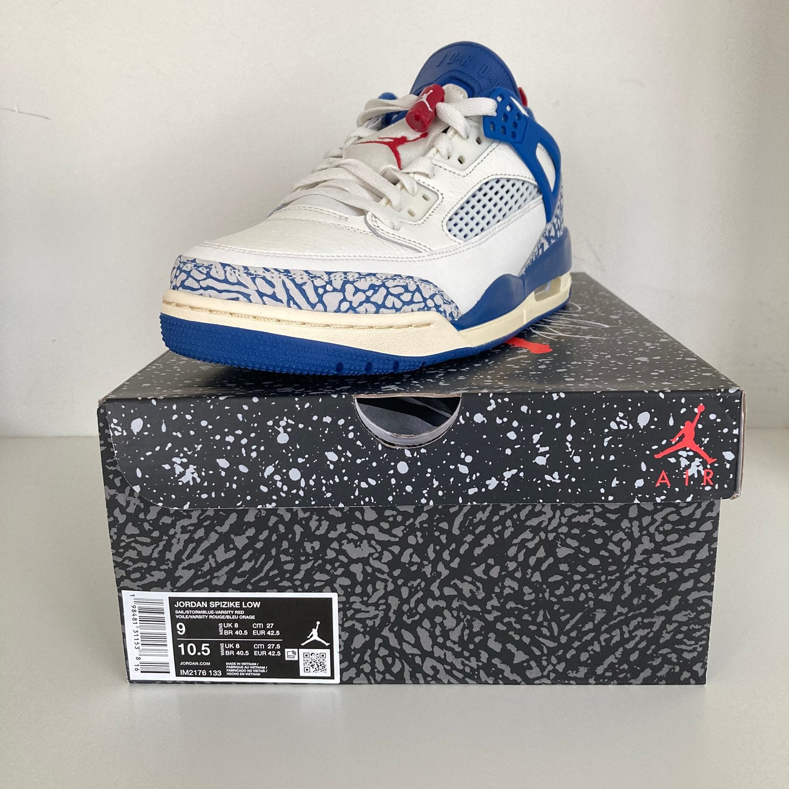 Jordan - Stormblue-varsity Red (42.5), Ophalen of Verzenden, Nieuw, Sneakers of Gympen