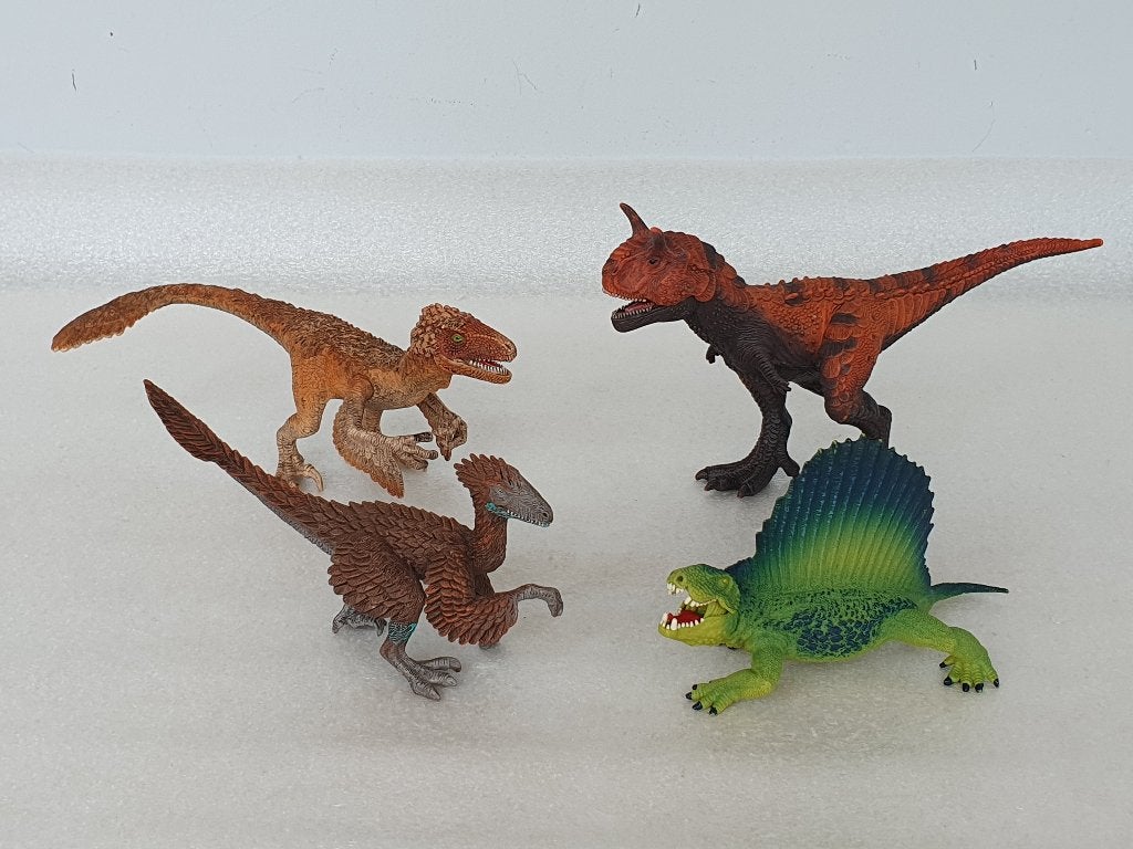 Lot van 4 Schleich dinosaurussen (2015-2016), Ophalen of Verzenden, Gebruikt