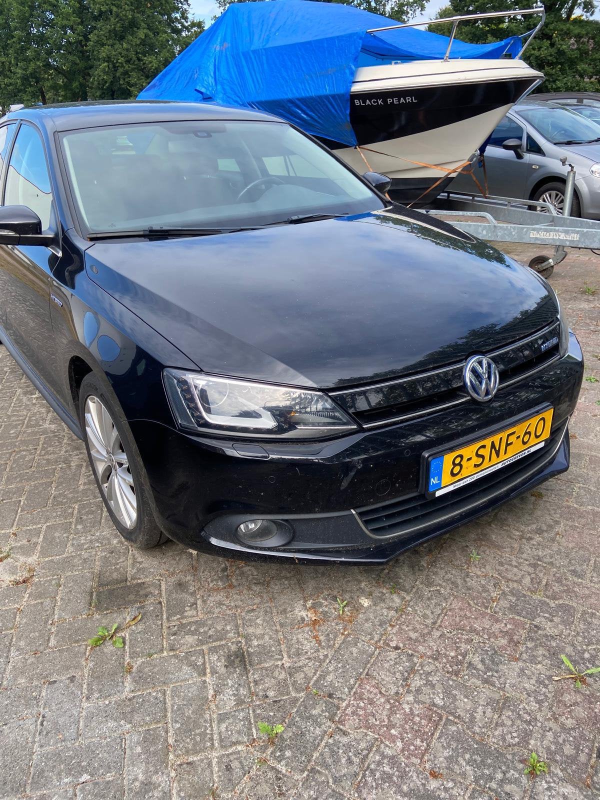 Volkswagen Jetta 1.4 TSI Hybrid 170pk 7-DSG 2013 Zwart, Auto's, Volkswagen, Zwart, Origineel Nederlands, Hybride Elektrisch/Benzine