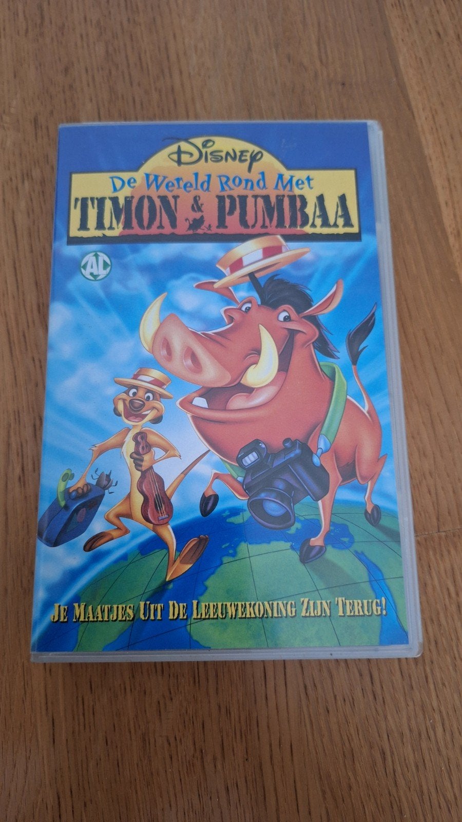 Timon & Pumbaa: De Wereld Rond (VHS), Cd's en Dvd's, Gebruikt, Alle leeftijden, Kinderfilm, VHS