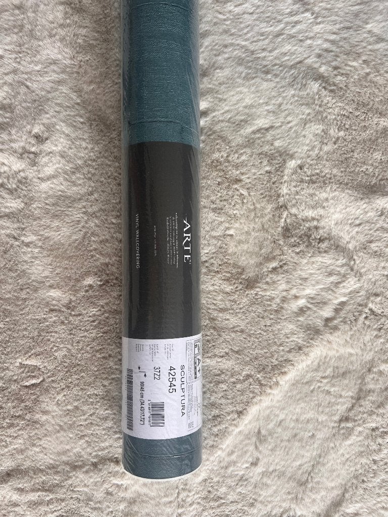 behangpapier / wallpaper - Oblong Teal vinyl, Ophalen, Arte, Structuur, Vinylbehang