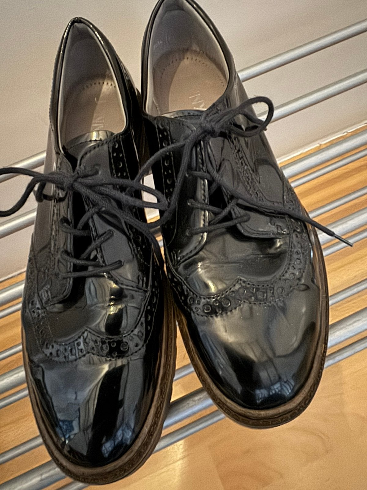zgan lakschoenen maat 39 zwart, Ophalen of Verzenden, Zo goed als nieuw, Zwart