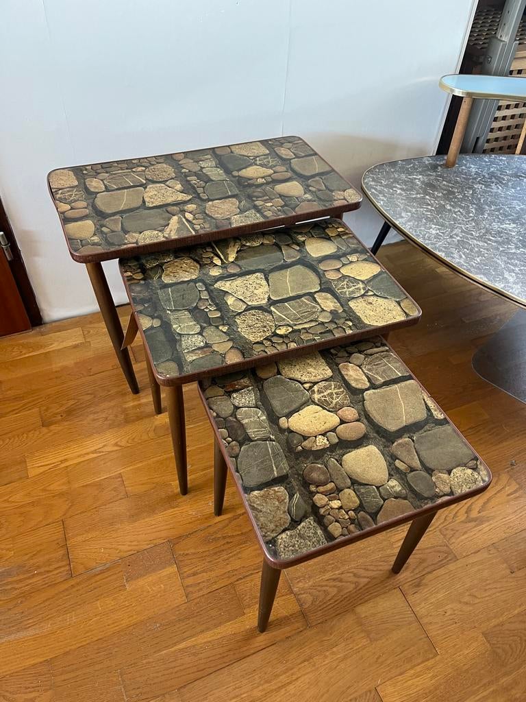 Vintage mimiset met steenmotief, Ophalen, Minder dan 45 cm, Minder dan 55 cm, Gebruikt