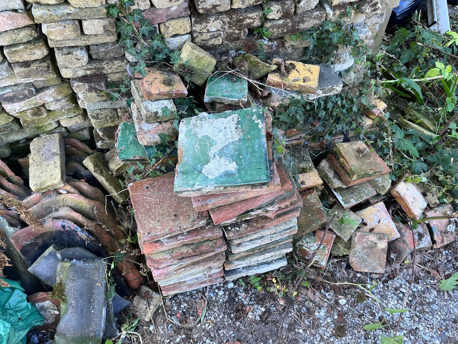 Oude estrikken, Doe-het-zelf en Verbouw, Tegels, Ophalen, Gebruikt, Keramiek, Minder dan 20 cm