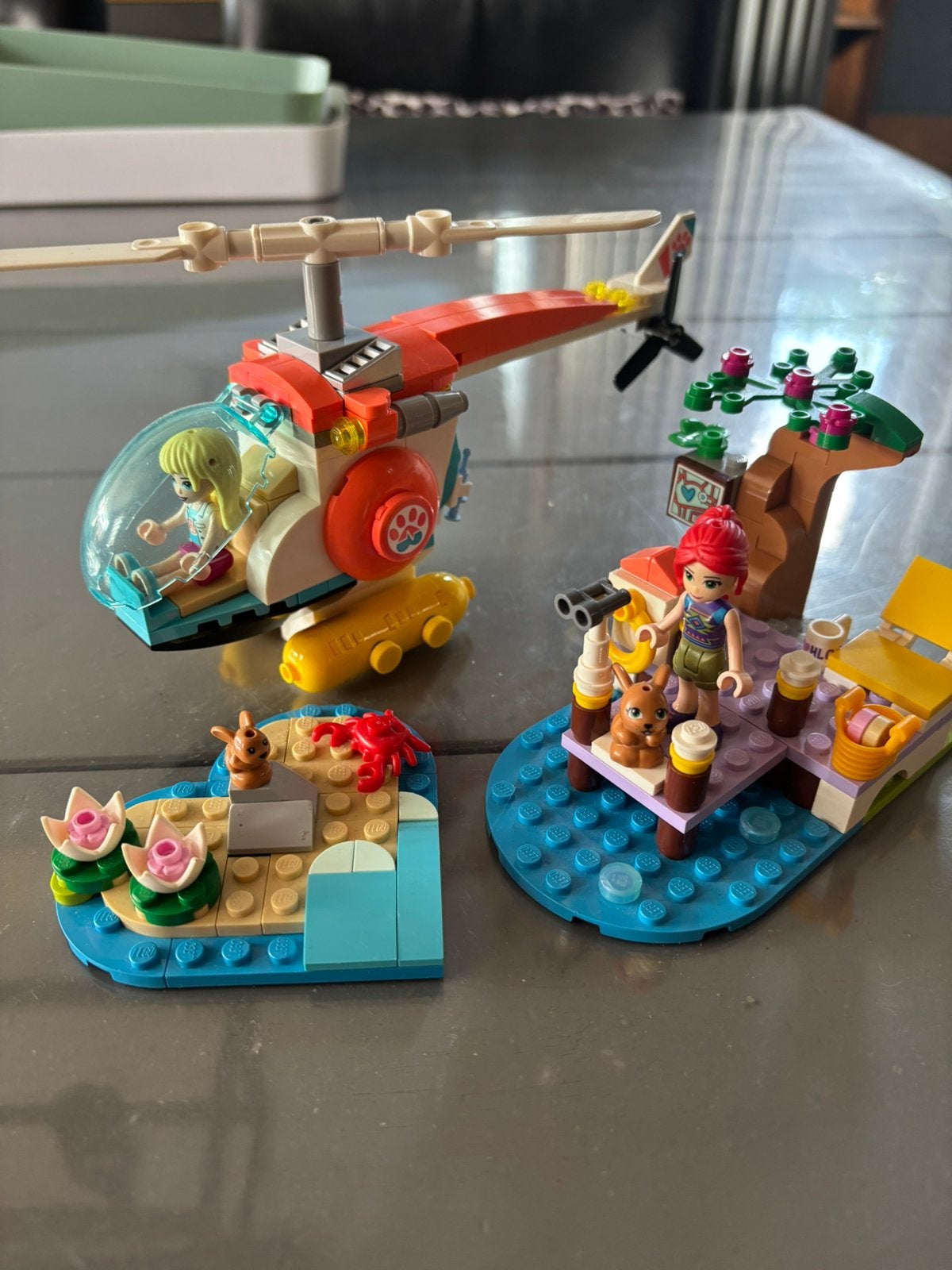 Lego friends dierenkliniek helikopter 41692, Avontuur en Actie, 1 speler, Ophalen of Verzenden, Zo goed als nieuw
