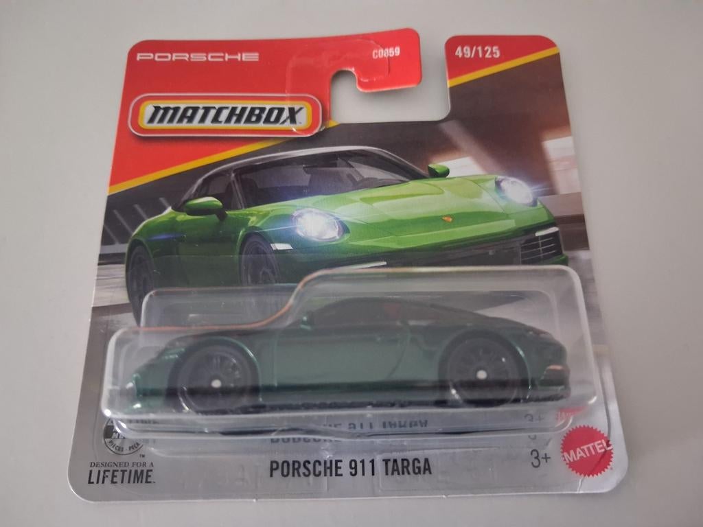 Matchbox Porsche 911 Targa groen metallic, Ophalen of Verzenden, Nieuw, Auto