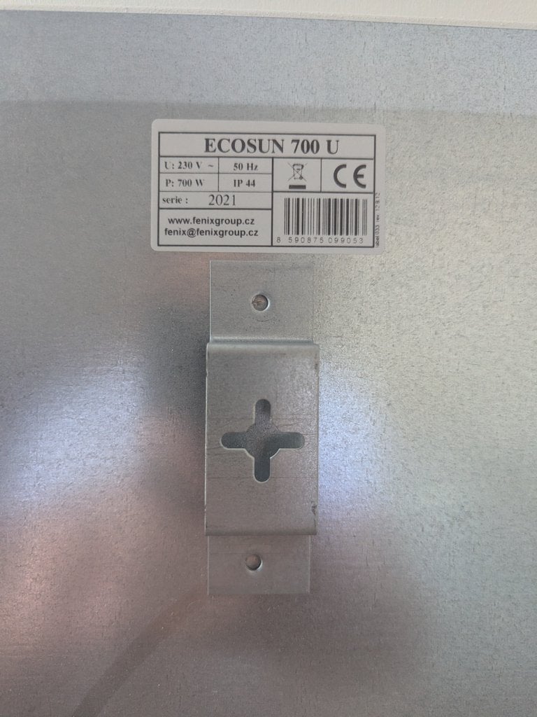 Infrarood paneel ( Ecosun 700W), Ophalen, 30 tot 80 cm, 500 tot 800 watt, Overige typen