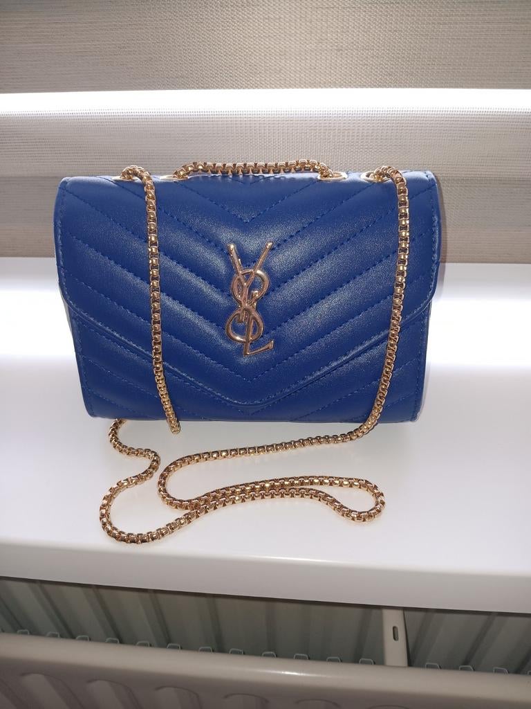 Donker blauw nieuwe tasje, Ophalen of Verzenden, Nieuw, Blauw, Schoudertasje
