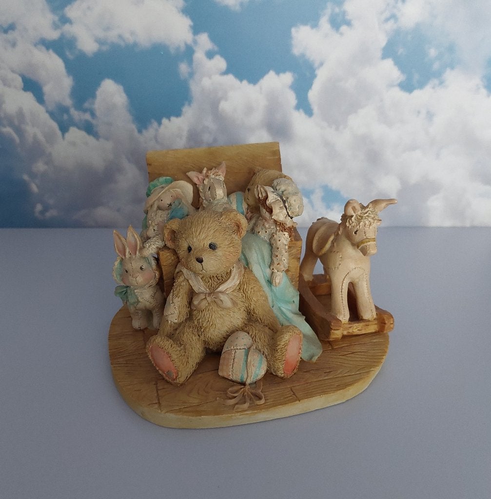 Christopher (Cherished Teddies), Verzamelen, Beren en Cherished Teddies, Ophalen of Verzenden, Zo goed als nieuw, Beeldje, Cherished Teddies