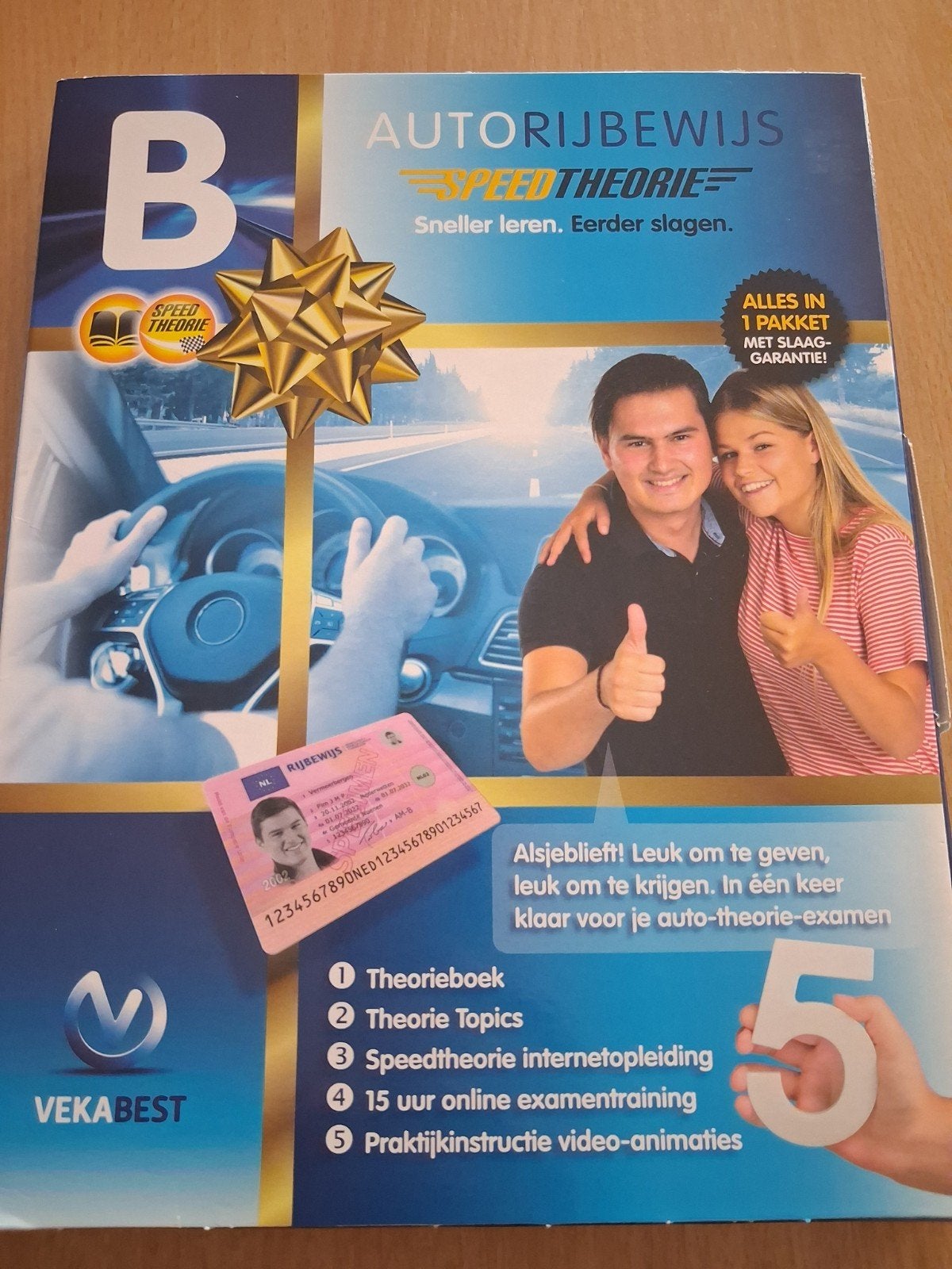 Autorijbewijs B Theorieboek en Topics VekaBest, Ophalen, Zo goed als nieuw, Algemeen, VekaBest